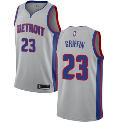 Nike Detroit Pistons #23 Blake Griffin Silver Youth NBA Swingman Statement Edition Jersey